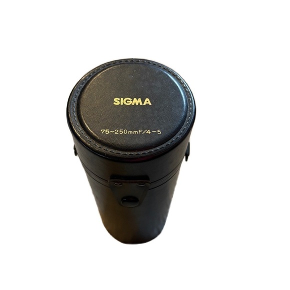 Sigma Zoom-8 Lens 1: 4-5 F=75-250mm Zoom Multi Coated Made In Japan Case - Picture 1 of 5